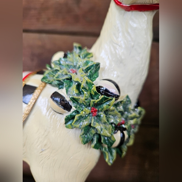 Mackenzie Childs White Jolly Deer Standing - Picture 2 of 11